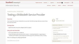 
                            11. Testing a Shibboleth Service Provider | University IT