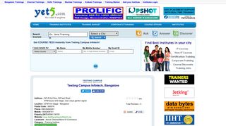 
                            11. Testing Campus Infotech at BTM IInd Stage in Bangalore | Yet5.com