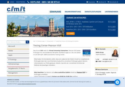 
                            4. Testing Center Pearson VUE (Prüfungen) in München - cmt