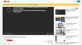 
                            9. Testing Code With PHPUnit in Zend Studio - YouTube