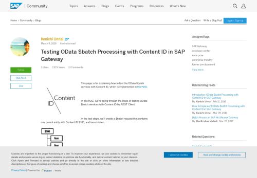 
                            7. Testing OData $batch Processing with Content ID in SAP Gateway ...