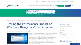 
                            8. Testing the Performance Impact of Windows 10 in your VDI ... - Login VSI