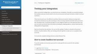 
                            11. Testing your integration — Amazon Pay and Login with Amazon for ...