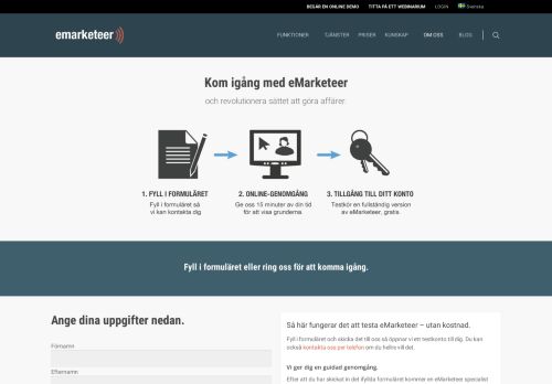 
                            2. Testkonto - www.emarketeer.com