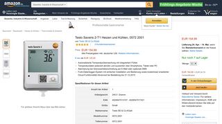 
                            4. Testo Saveris 2-T1 Heizen und Kühlen, 0572 2001: Amazon.de ...