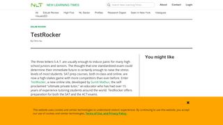 
                            11. TestRocker - New Learning Times