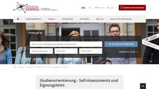 
                            8. Tests zur Studienorientierung - Self-Assessment und Eignungstest ...