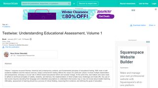 
                            8. Testwise: Understanding Educational Assessment, Volume 1 ...