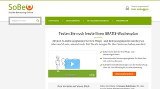 
                            5. Testzugang | SoBeO - Soziale Betreuung Online