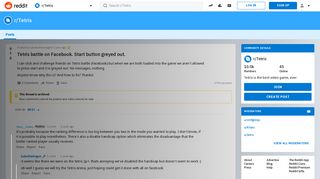 
                            10. Tetris battle on Facebook. Start button greyed out. : Tetris - Reddit
