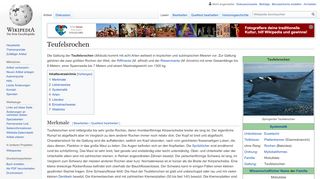 
                            2. Teufelsrochen – Wikipedia