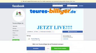 
                            7. Teures-billiger.de - Startseite | Facebook