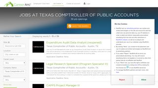 
                            12. Texas Comptroller of Public Accounts Jobs | CareerArc