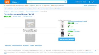 
                            11. Texas Instruments Nspire CX CAS - Before 23:59, delivered tomorrow