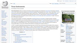 
                            11. Texas Instruments - Wikipedia