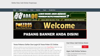 
                            10. Texas Pokercc Daftar Dan Login Di Texas Poker CC Online