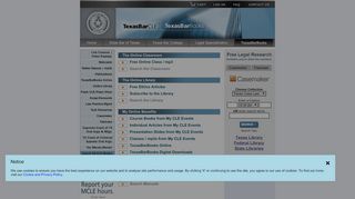 
                            12. TexasBarCLE - Texas Continuing Legal Education