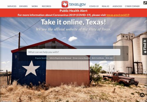 
                            3. Texas.gov | The Official Website of the State of Texas