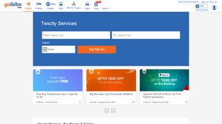 
                            13. Texcity Services Bus Tickets Booking, Bus Reservation - Goibibo