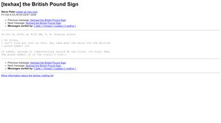 
                            1. [texhax] the British Pound Sign