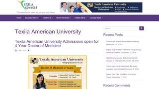 
                            7. Texila American University – Texila Connect