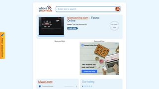
                            11. texmoonline.com - Texmo Online. Texmo B2B-Login - STSoftware Whois