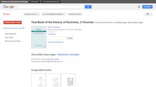 
                            5. Text-Book of the History of Doctrines, 2 Volumes: In the Ancient ...