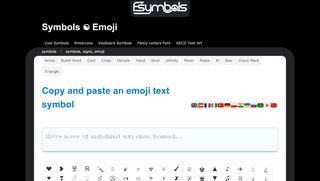 
                            5. Text Signs, Symbols and Emoji - fsymbols