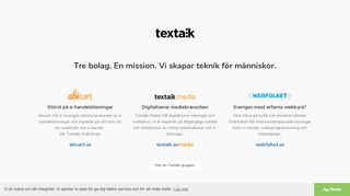 
                            3. Textalk, experter på e-handelslösningar och publiceringsverktyg