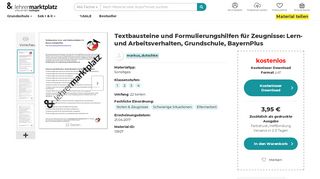 
                            13. Textbausteine und Formulierungshilfen für Zeugnisse: Lern- und ...