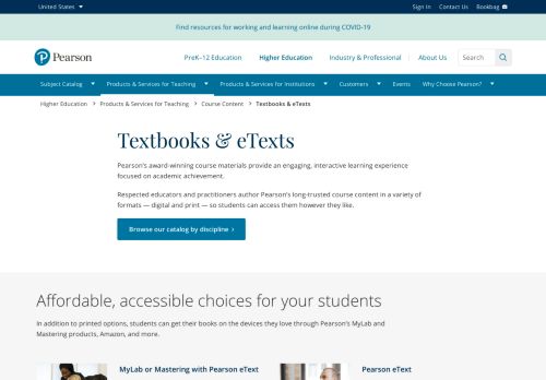 
                            13. Textbooks and eTextbooks from Pearson