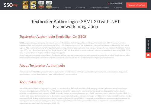 
                            9. Textbroker Author login - SAML 2.0 with .NET Framework Integration ...