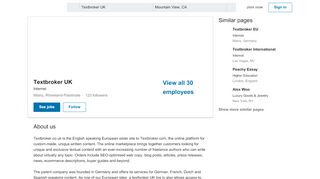 
                            11. Textbroker UK | LinkedIn
