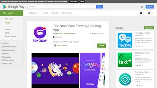 
                            4. TextNow: Free Texting & Calling App - Apps on Google Play