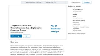 
                            10. Textprovider Gmbh - Ein Unternehmen der diva-e Digital Value ...