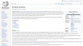 
                            12. Textron Aviation - Wikipedia