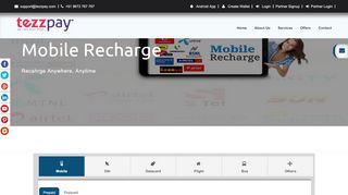 
                            5. TezzPay - Fast Online Recharge, Bill Payment, Bus Booking, Flight ...