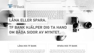 
                            1. TF Bank - Ett klokt val