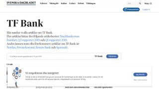 
                            8. TF Bank | SvD