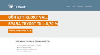 
                            3. TF Sparkonto Plus - TF Bank