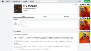 
                            8. TF2 Outpost - Roblox