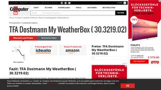 
                            3. TFA Dostmann My WeatherBox ( 30.3219.02) - COMPUTER BILD