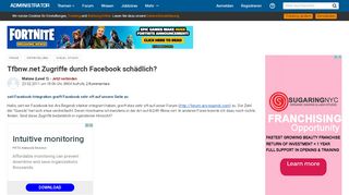 
                            5. Tfbnw.net Zugriffe durch Facebook schädlich - Administrator