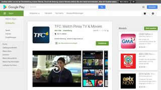 
                            5. TFC: Watch Pinoy TV & Movies – Apps bei Google Play