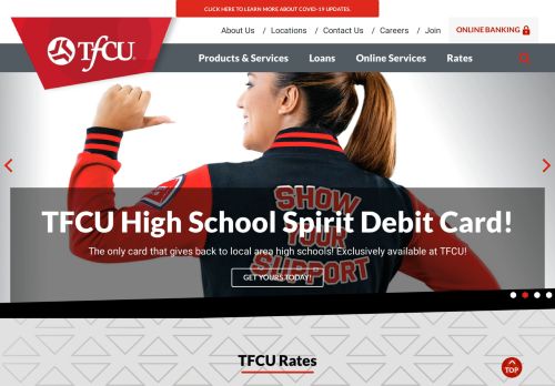 
                            7. TFCU - Online Banking Loans Investments