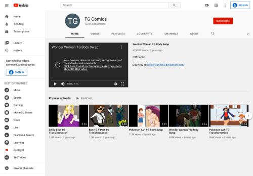 
                            6. TG Comics - YouTube