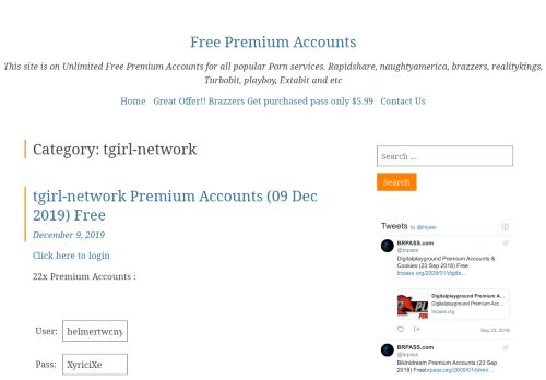 
                            11. tgirl-network Archives | Free Premium Accounts