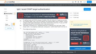 
                            8. tgtd / iscsid CHAP target authentication - Stack Overflow