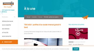 
                            7. TGV InOUI : profitez d'un accès Internet gratuit à bord