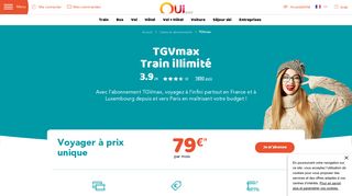 
                            3. TGVmax : l'abonnement pour voyager en illimité – OUI.sncf
